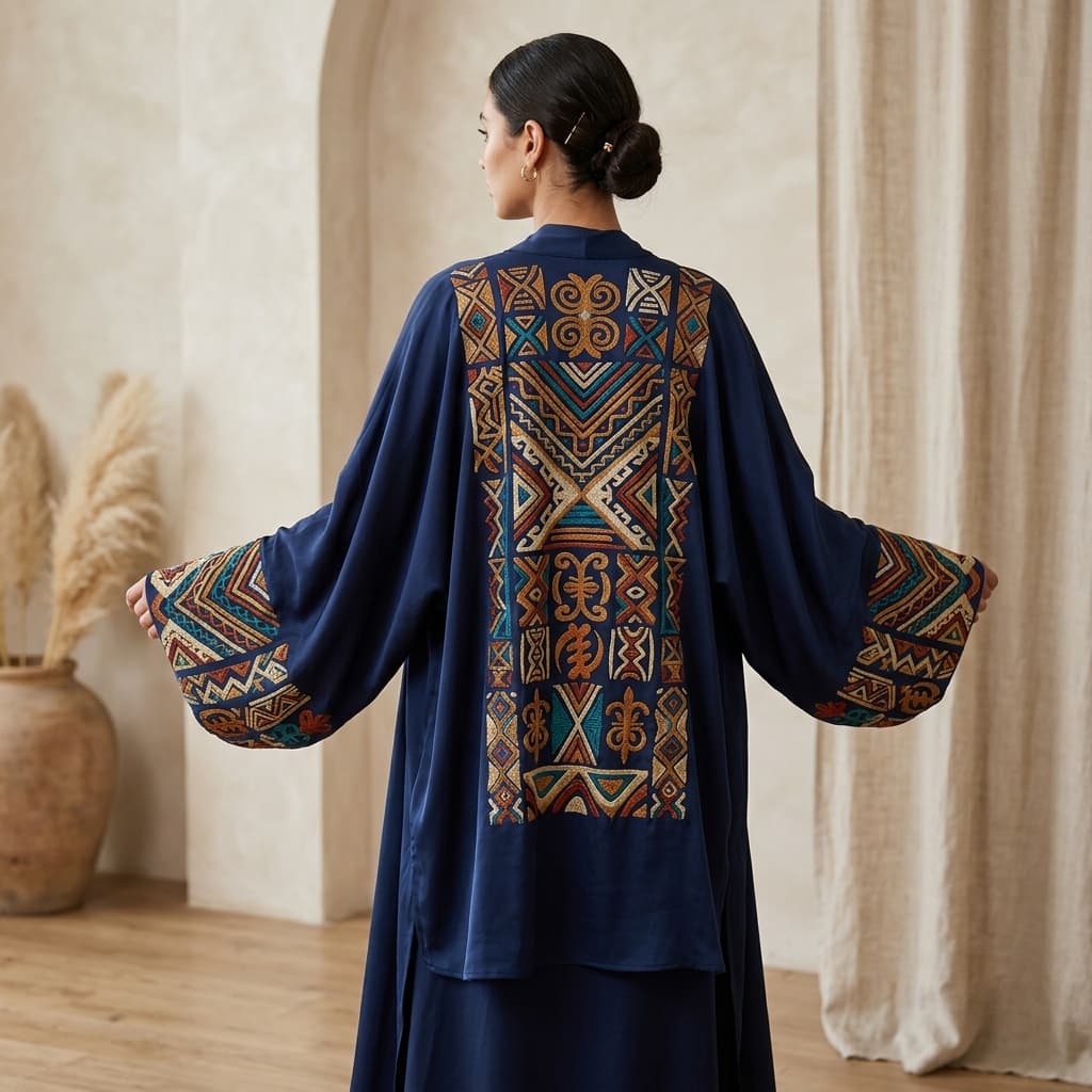 Mariam Embroidered Kimono