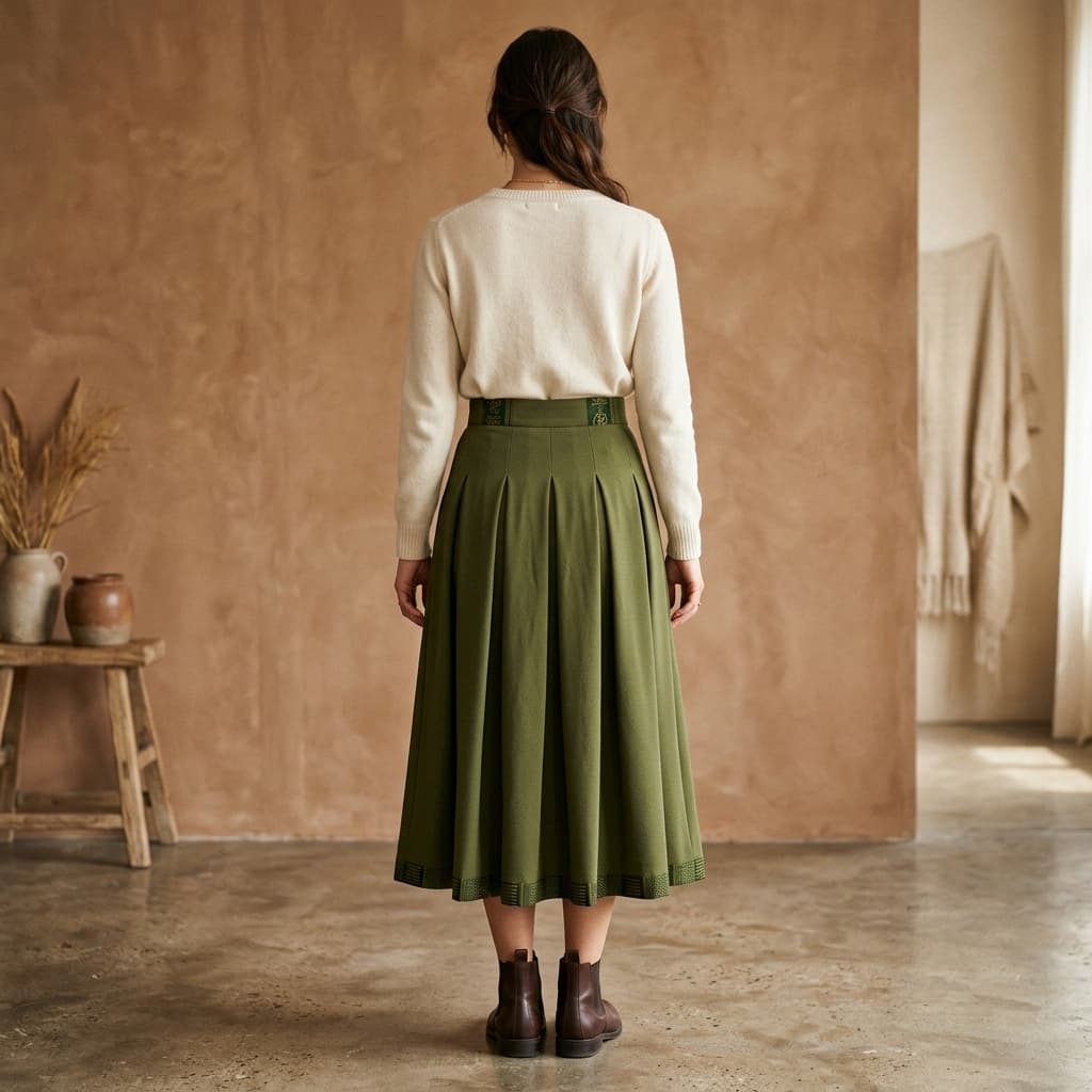 Farida Pleated Skirt